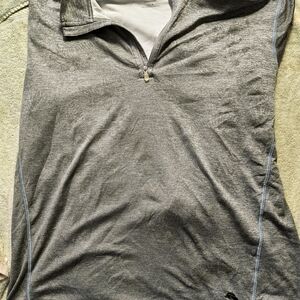 Tommy Bahama White and Gray Performance IslandZone Pullover